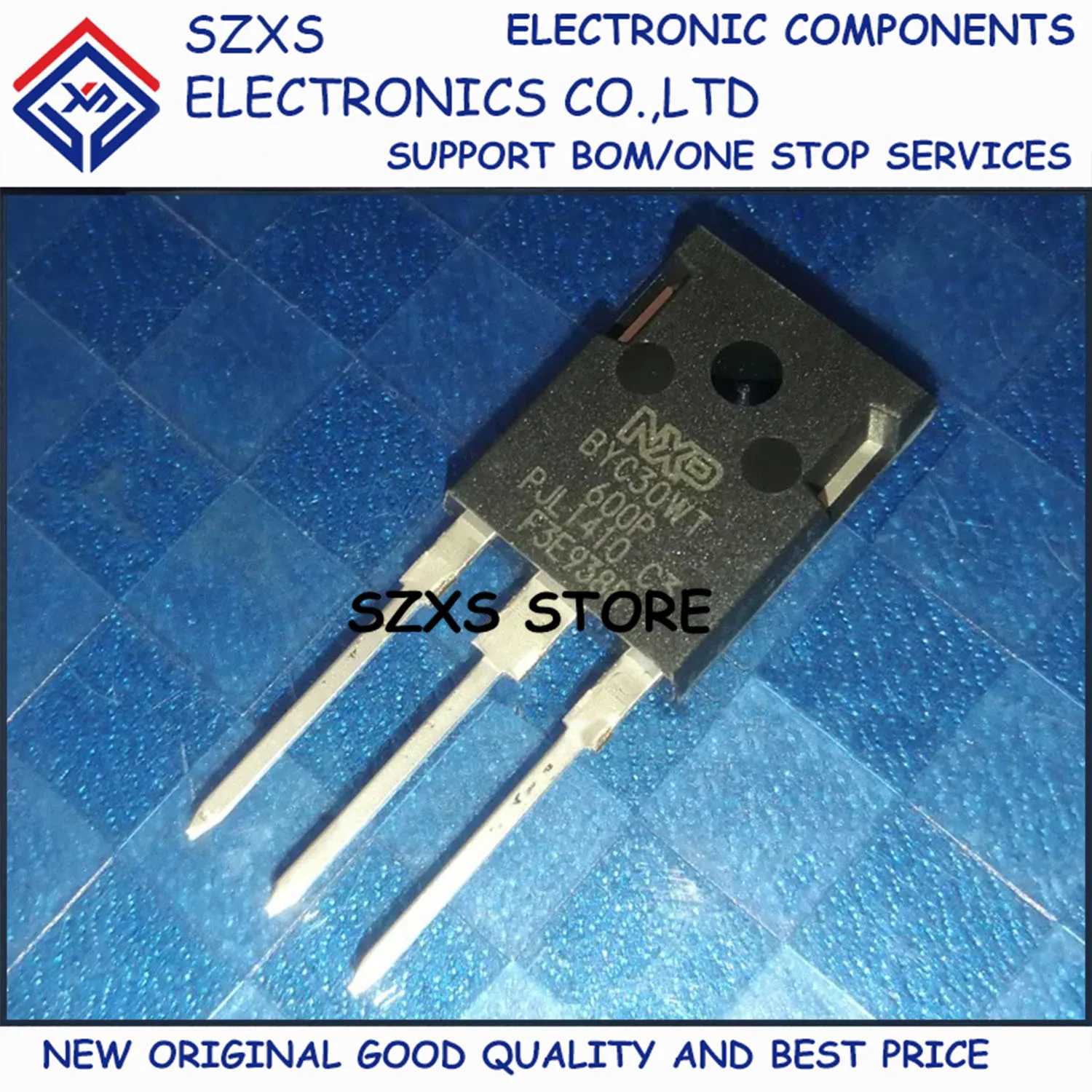 New Original 10Pcs BYC30WT-600P TO-247 600V 30A Fast Recovery Diode In Stock Electronic Components Good Quality
New Original 10Pcs BYC30WT-600P TO-247 600V 30A Fast Recovery Diode In Stock Electronic Components Good Quality