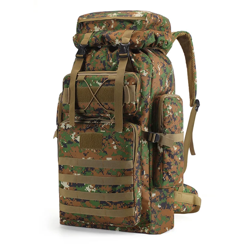80L Large Capacity Camouflage Mountaineering, Outdoor Tactical Hiking Camping Backpack
80L Large Capacity Camouflage Mountaineering, Outdoor Tactical Hiking Camping Backpack