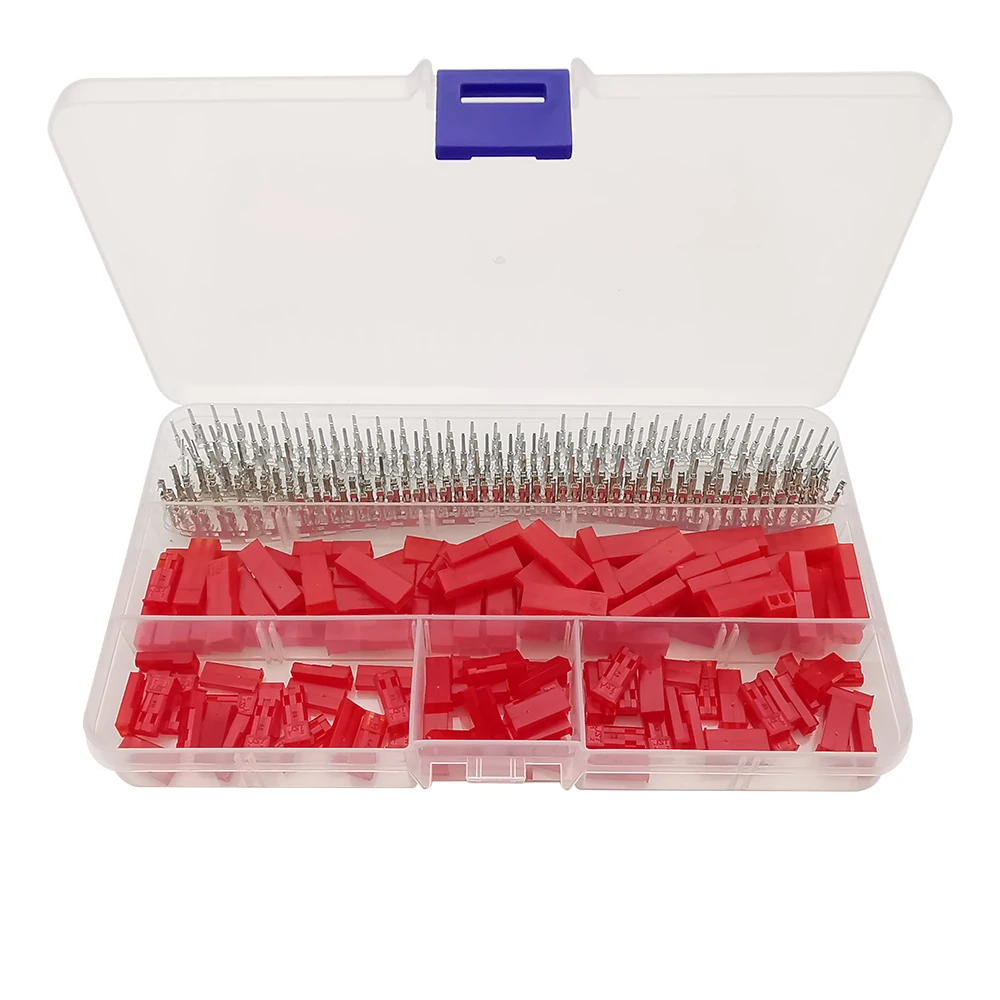 1Box JST SYP 2 Pin 2.54mm Pitch Male Female Plug Red Housing Crimp Terminal Connector Kit for RC Lipo Battery LED Light Strip
1Box JST SYP 2 Pin 2.54mm Pitch Male Female Plug Red Housing Crimp Terminal Connector Kit for RC Lipo Battery LED Light Strip