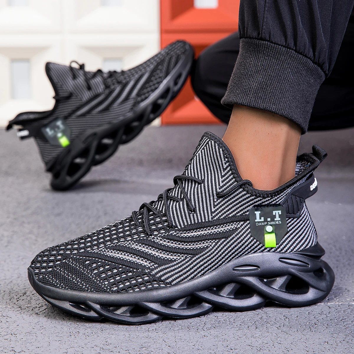 Men's Fashion Comfortable Versatile Casual Shoes, Braided Slip-On Lace-Up Walking Casual Running Shoes, Large Size Striped Sneak
Men's Fashion Comfortable Versatile Casual Shoes, Braided Slip-On Lace-Up Walking Casual Running Shoes, Large Size Striped Sneak