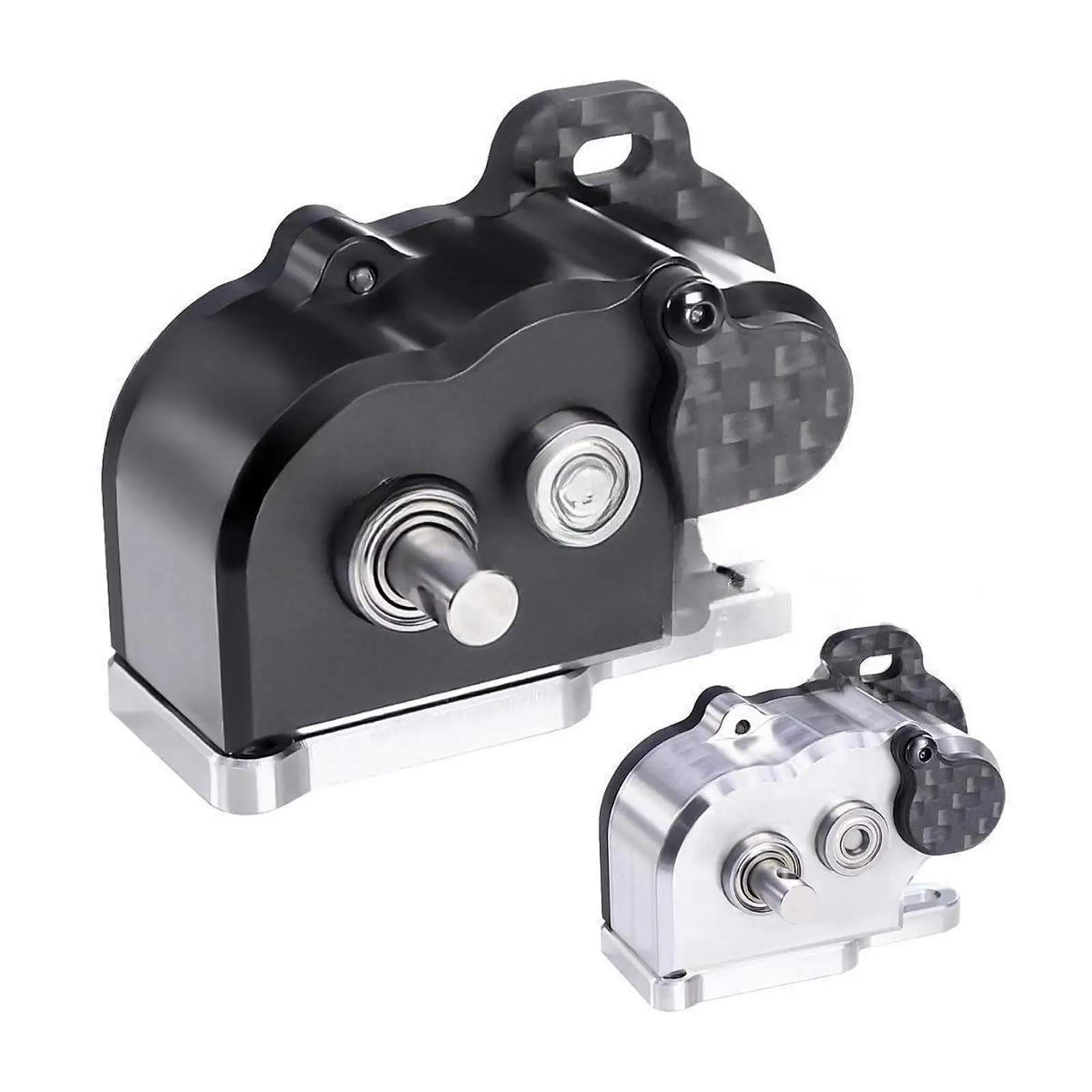 RC Crawler Transmission Gearbox Enclosed Tiny Gearbox Aluminum Alloy for 1/10 Cheater Rigs SCX
RC Crawler Transmission Gearbox Enclosed Tiny Gearbox Aluminum Alloy for 1/10 Cheater Rigs SCX