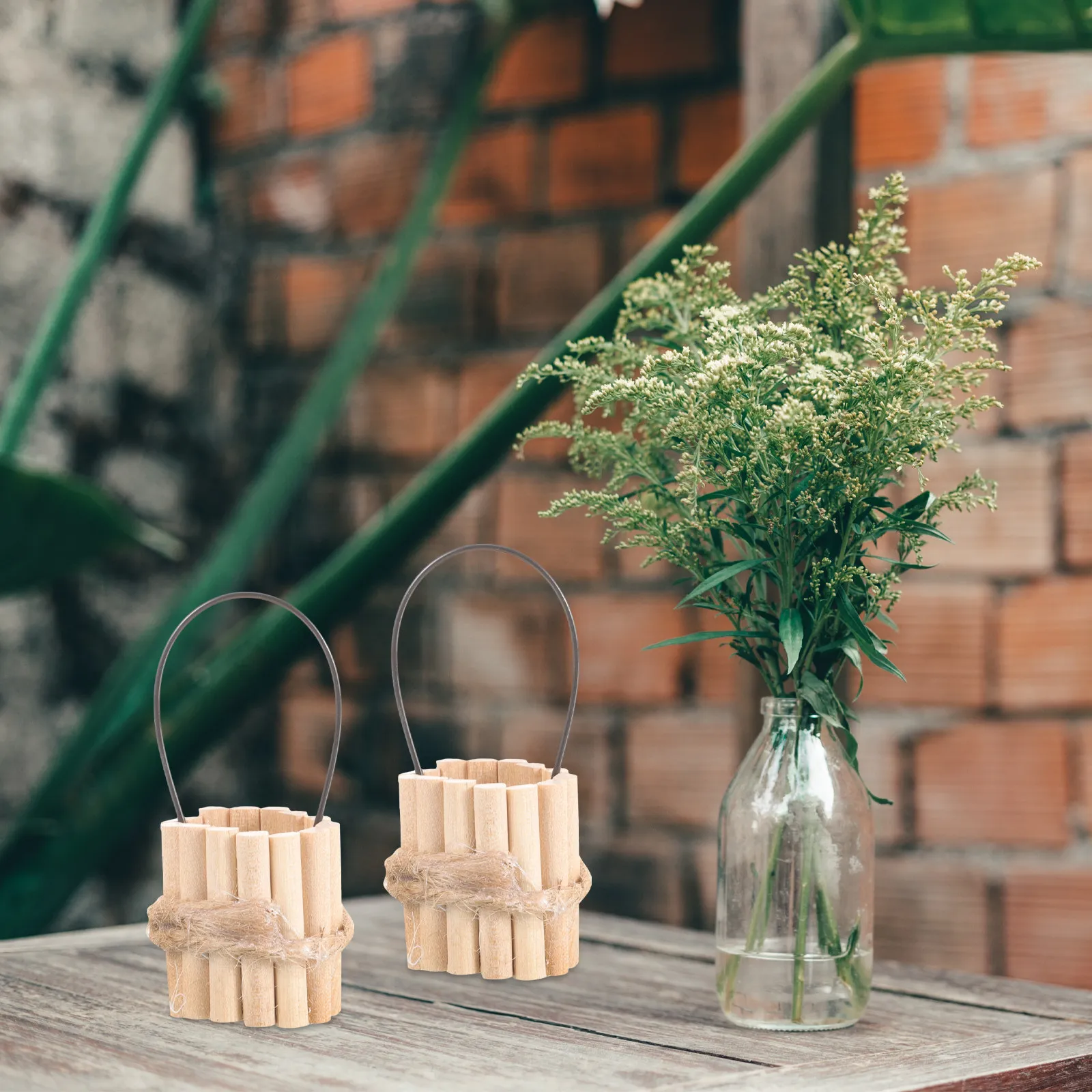 2Pcs Wooden Hand Bucket High Durability Miniature Decor Micro Landscape Ornament Miniature Garden Photography Prop Mini House
2Pcs Wooden Hand Bucket High Durability Miniature Decor Micro Landscape Ornament Miniature Garden Photography Prop Mini House