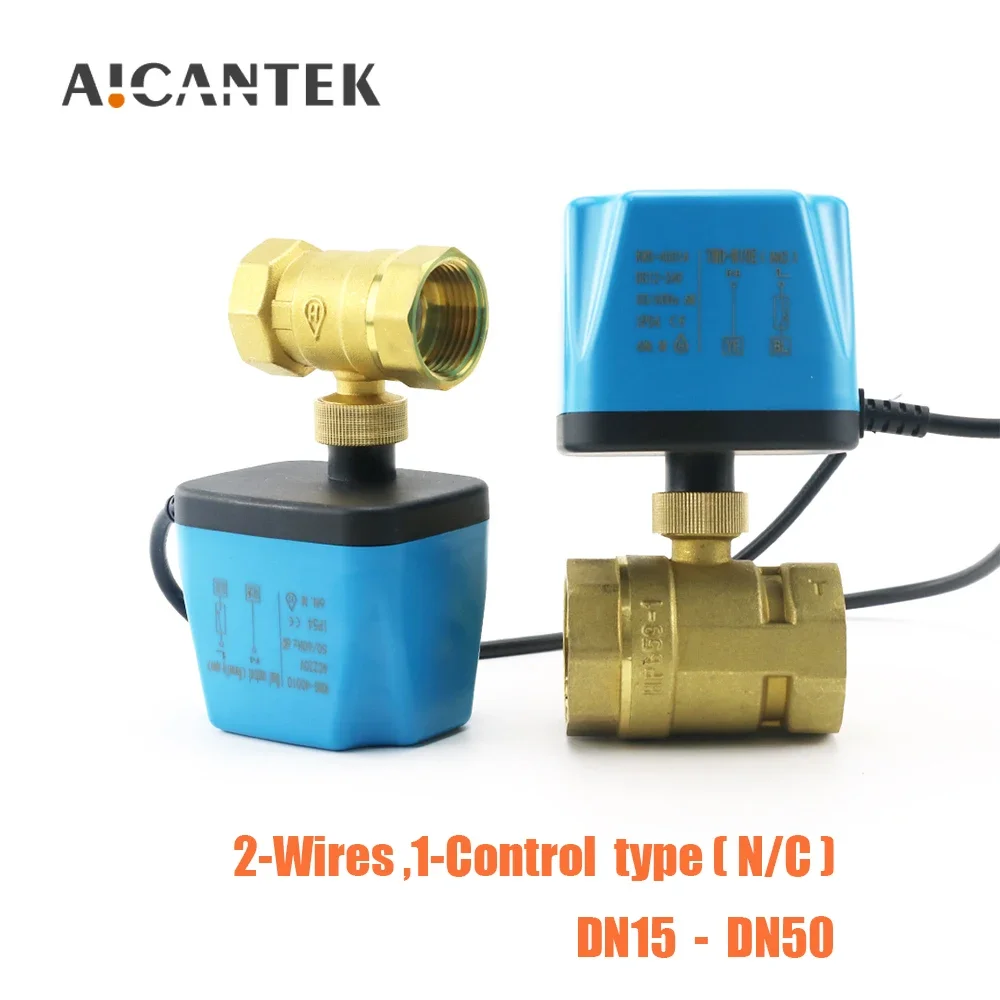1/2" 3/4" 1" 2" Normally Closed Motorized Ball Valve 220V 12V 24V 2-Wire Brass Electric Water Valve Replace Solenoid Valve DN15
1/2" 3/4" 1" 2" Normally Closed Motorized Ball Valve 220V 12V 24V 2-Wire Brass Electric Water Valve Replace Solenoid Valve DN15