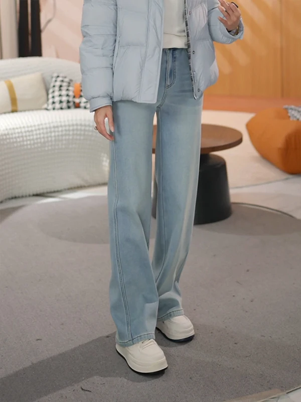 Винтажные джинсы Thonna Fce Waed для женщин: теплые повседневные прямые брюки с высокой талией для осени и зимы
Винтажные джинсы Thonna Fce Waed для женщин: теплые повседневные прямые брюки с высокой талией для осени и зимы