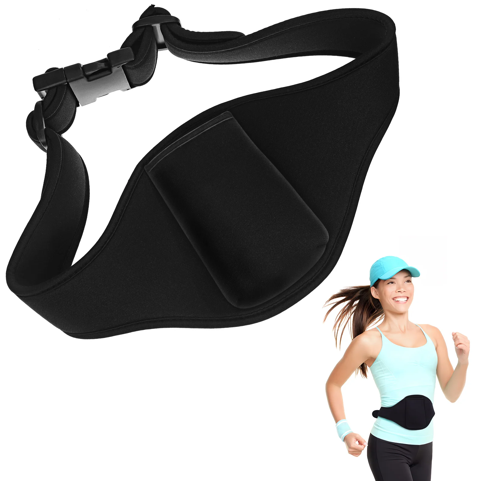 1 Black Neoprene Microphone Belt Bag 60x14cm Adjustable Waist Pack Fitness Theatre Pouch Mic Belts Store Phone Keys Accessories
1 Black Neoprene Microphone Belt Bag 60x14cm Adjustable Waist Pack Fitness Theatre Pouch Mic Belts Store Phone Keys Accessories