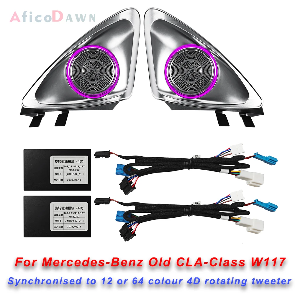 Mercedes Benz LED Ambient Light 64 Color W117 X156 4D Rotating Tweeter Speaker Rear Air Vent Compatible with GLA-class 2013-2019
Mercedes Benz LED Ambient Light 64 Color W117 X156 4D Rotating Tweeter Speaker Rear Air Vent Compatible with GLA-class 2013-2019