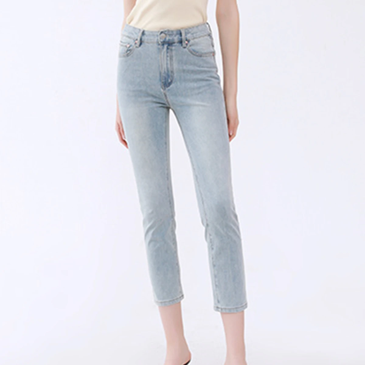 Maxdutti 2026 Summer Cropped Jeans Minimalist French High Waisted Light Blue Pencil Stretch Slim Fit Jeans Denim Pants For Women
Maxdutti 2026 Summer Cropped Jeans Minimalist French High Waisted Light Blue Pencil Stretch Slim Fit Jeans Denim Pants For Women
