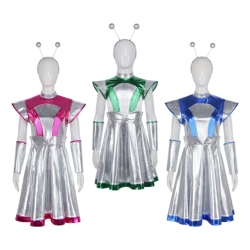 Girls Alien Cosplay Costume Outer Space Cosplay AI Alien Robot Cosplay for Women Halloween Carnival Party Performance Costumes
Girls Alien Cosplay Costume Outer Space Cosplay AI Alien Robot Cosplay for Women Halloween Carnival Party Performance Costumes