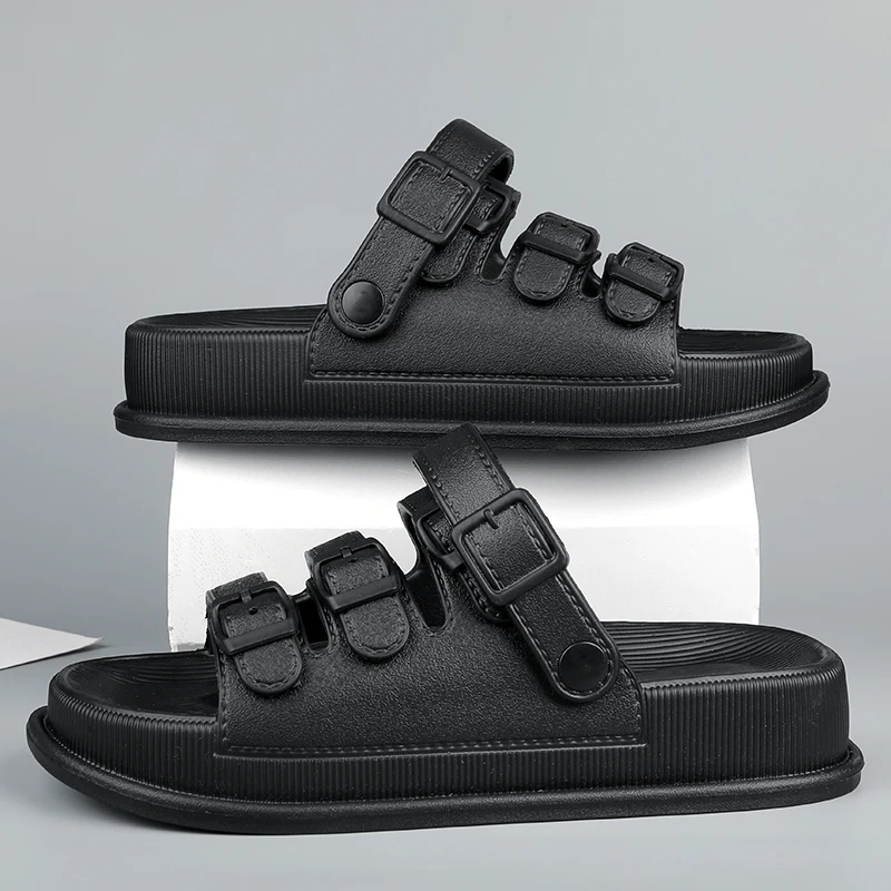 Mens Flat Sandals Platform Thick Soles 4.5cm Summer Beach Shoes Casual Style Sandalias Hombre Sandles Sandale Homme
Mens Flat Sandals Platform Thick Soles 4.5cm Summer Beach Shoes Casual Style Sandalias Hombre Sandles Sandale Homme