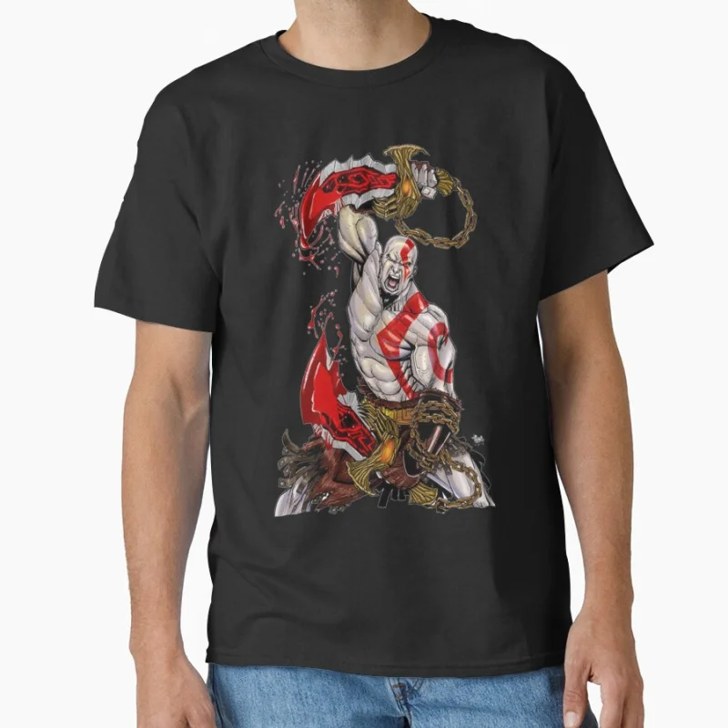 80s video game series God of war Kratos The warrior of gods Norse mythology Sparta T-shirt for men large size Tops s-6xl
80s video game series God of war Kratos The warrior of gods Norse mythology Sparta T-shirt for men large size Tops s-6xl