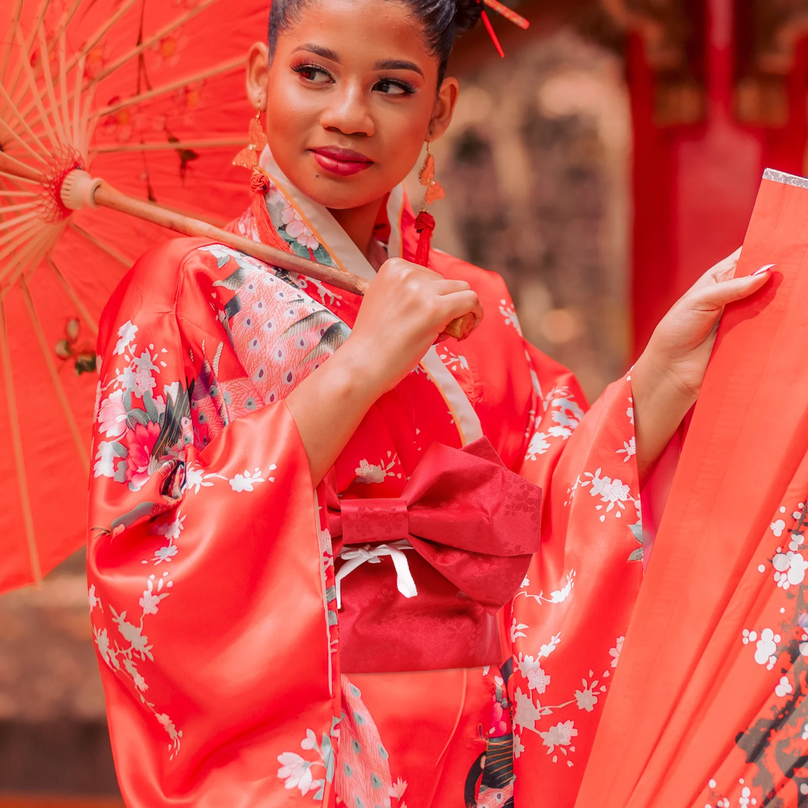 Japanese Kimono Bathrobes Shaped Bow Belt Vintage Yukata Waist Accessory for Women Wedding Party Ceremony -6
Japanese Kimono Bathrobes Shaped Bow Belt Vintage Yukata Waist Accessory for Women Wedding Party Ceremony -6