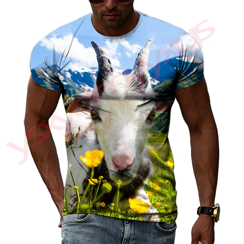 New Leisure Summer Lambs, Sheep, Goats Pattern Men T-Shirts 3D Print Hip Hop Tees Personality Round Neck Short Sleeve Tops
New Leisure Summer Lambs, Sheep, Goats Pattern Men T-Shirts 3D Print Hip Hop Tees Personality Round Neck Short Sleeve Tops