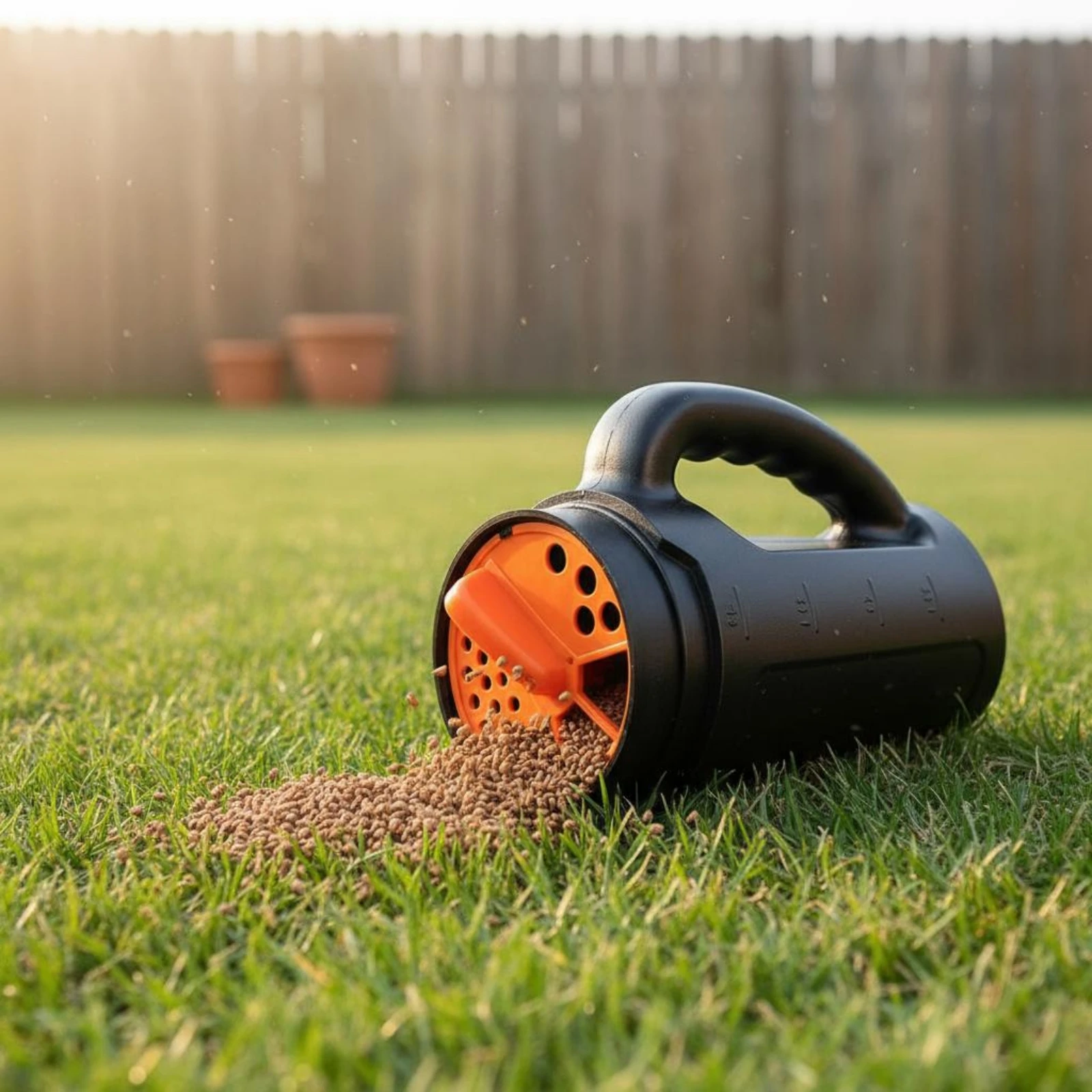 2 Pieces Handheld Sower and Shovel Set Adjustable Adjustable Lid Lid Dispenser Jug with Shovel Lawn Soil Enhancer Distributor
2 Pieces Handheld Sower and Shovel Set Adjustable Adjustable Lid Lid Dispenser Jug with Shovel Lawn Soil Enhancer Distributor