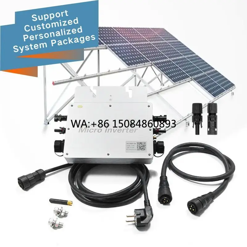 Solar balcony power generationWVC Grid Tie Waterproof IP65 Micro Inverter for Balcony Solar Pv Systems Home Power
Solar balcony power generationWVC Grid Tie Waterproof IP65 Micro Inverter for Balcony Solar Pv Systems Home Power