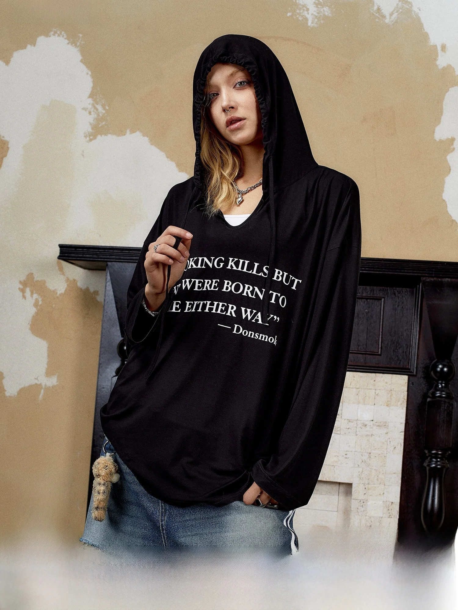 Done American Sle Loose Long Sve T-irt Breathable Lightweight Summer Casual Wear for Men And Women
Done American Sle Loose Long Sve T-irt Breathable Lightweight Summer Casual Wear for Men And Women