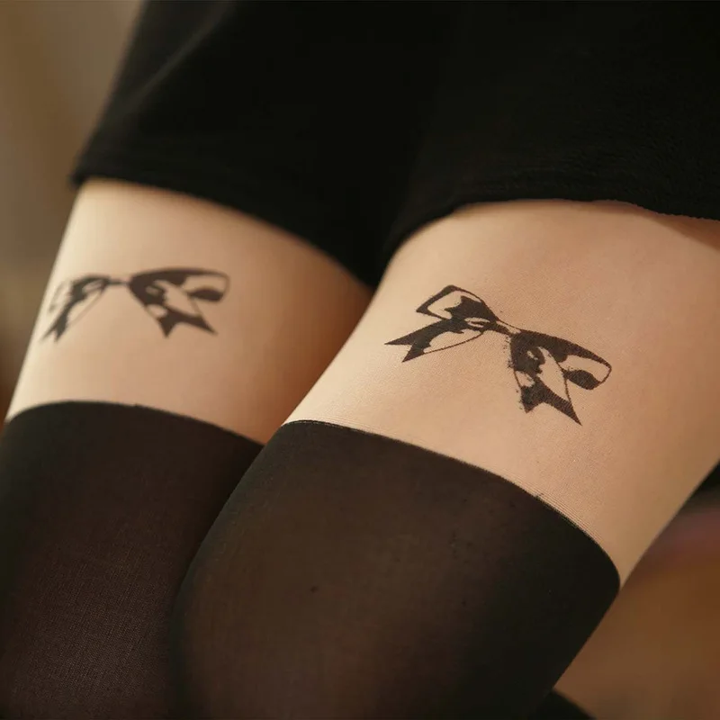 1pc Fake Thigh Charms Print Patchwork Pantyhose High Tube Cartoon Cute Women's Student Long Tube Socks 1 Dollar Items
1pc Fake Thigh Charms Print Patchwork Pantyhose High Tube Cartoon Cute Women's Student Long Tube Socks 1 Dollar Items
