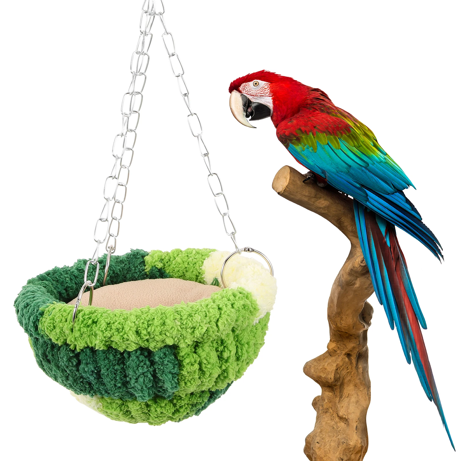 Parrot Cotton Hammock Hammock Birds Nest Bird Bed Decorative Bird Tent Swing Cage Accessories Pet House
Parrot Cotton Hammock Hammock Birds Nest Bird Bed Decorative Bird Tent Swing Cage Accessories Pet House