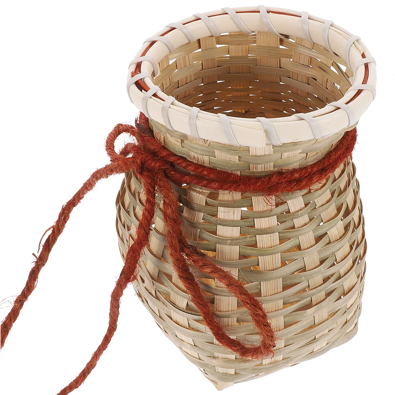 Bamboo Basket 10x14cm Handmade Woven Storage for Home Garden Decorative Container Safe Eco-friendly Plant Pot Picnic
Bamboo Basket 10x14cm Handmade Woven Storage for Home Garden Decorative Container Safe Eco-friendly Plant Pot Picnic