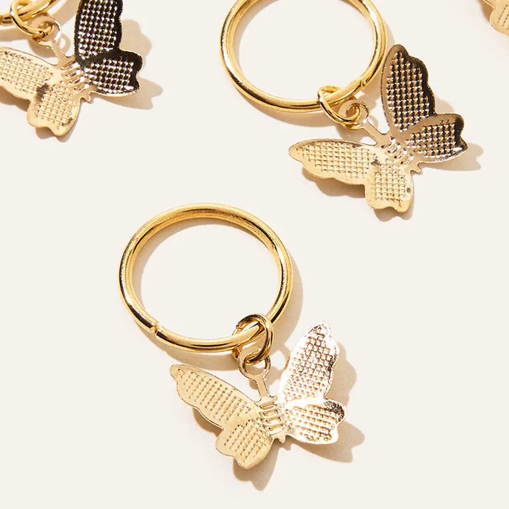 12Pcs Butterflies Hair Rings Braiding Jewelry Decorative Hair Charms for Women Dreadlocks Braids Party Wedding Accessories
12Pcs Butterflies Hair Rings Braiding Jewelry Decorative Hair Charms for Women Dreadlocks Braids Party Wedding Accessories