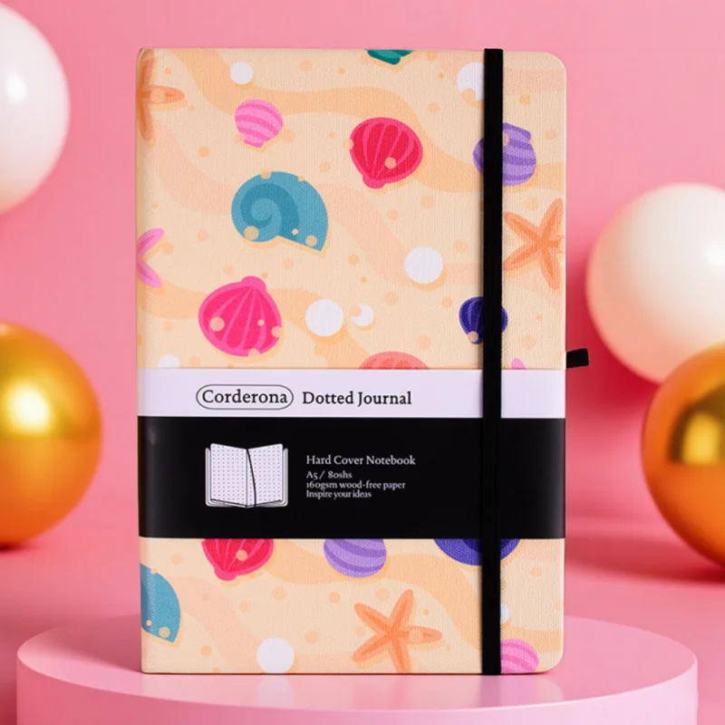 A5 Summer Beach Bullet Dotted Journal Hardcover 160gsm Thick Paper Dot Grid Notebook
A5 Summer Beach Bullet Dotted Journal Hardcover 160gsm Thick Paper Dot Grid Notebook