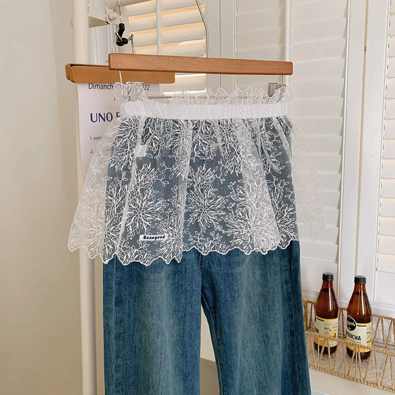 Detachable Lace Skirt Panel Layering Belt Short Tulle Overskirt for Women Adjustable Waist One Size Breathable Soft Premium
Detachable Lace Skirt Panel Layering Belt Short Tulle Overskirt for Women Adjustable Waist One Size Breathable Soft Premium