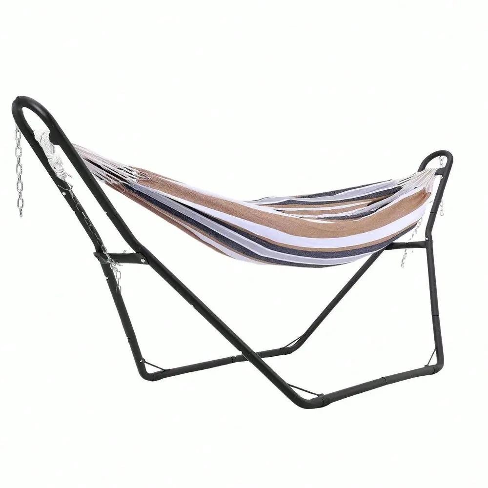 Steel Hammock Stand, 130 40 51in 110 35 45in For 2 People, Portable Design, For 9.5 To 14 Ft Hammocks, Ideal For Outdoor Balcon
Steel Hammock Stand, 130 40 51in 110 35 45in For 2 People, Portable Design, For 9.5 To 14 Ft Hammocks, Ideal For Outdoor Balcon