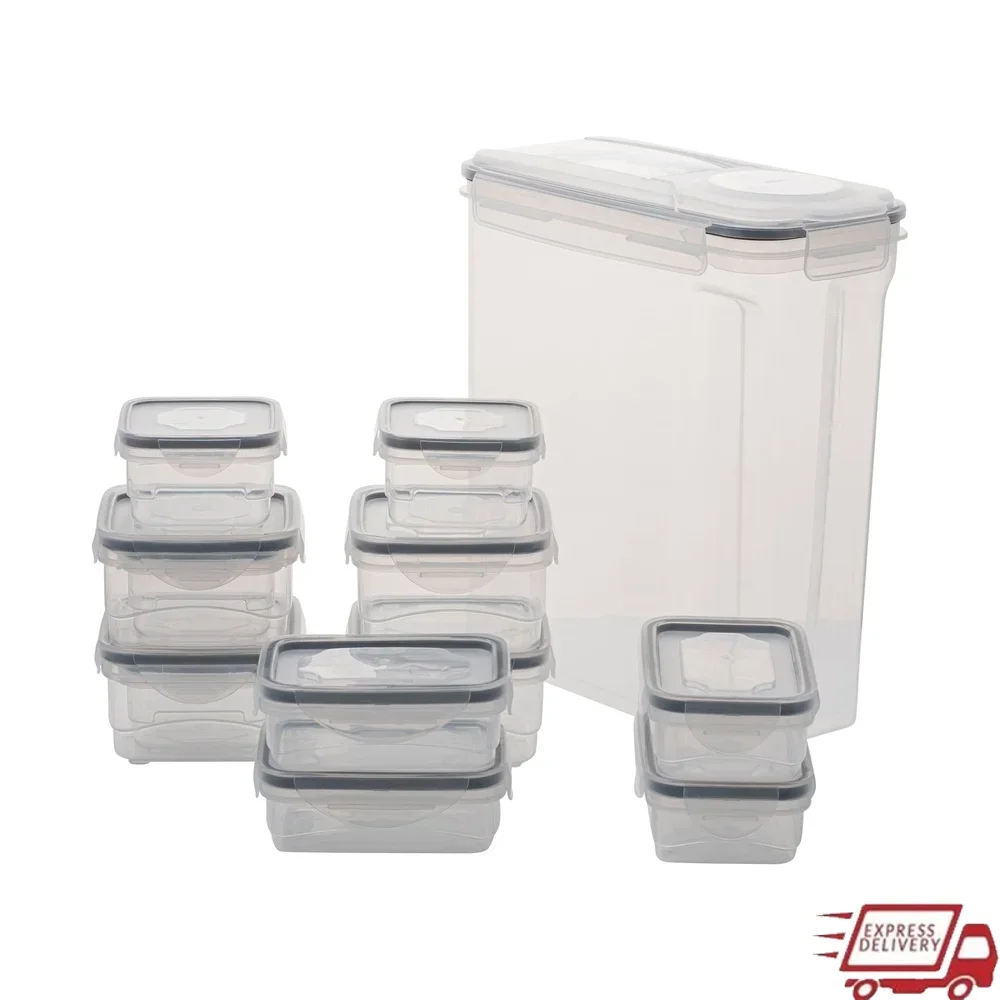 26 Piece Airtight Food Storage Container Set BPA Free Microwave Dishwasher Safe 13 Containers Snap Lock Lids Stackable Food
26 Piece Airtight Food Storage Container Set BPA Free Microwave Dishwasher Safe 13 Containers Snap Lock Lids Stackable Food