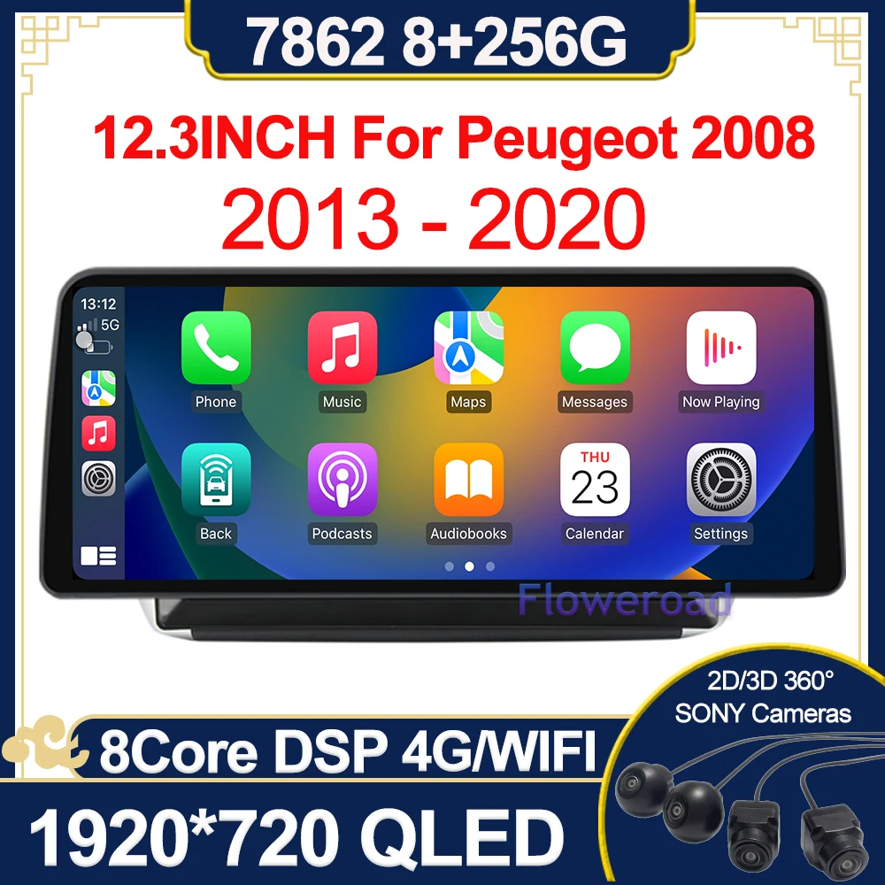 Автомобильный радиоприемник 7862 для Peugeot 2008 1 2013 - 2020 256G Android 13 мультимедийный видеоплеер навигатор GPS стерео Carplay Авто 4G
Автомобильный радиоприемник 7862 для Peugeot 2008 1 2013 - 2020 256G Android 13 мультимедийный видеоплеер навигатор GPS стерео Carplay Авто 4G