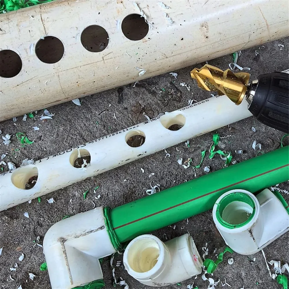 3pcs PPR Stepped Drill Bit Kit with Hex Shank for Pipe Hole Enlargement Drilling and Depth Limiting Applications
3pcs PPR Stepped Drill Bit Kit with Hex Shank for Pipe Hole Enlargement Drilling and Depth Limiting Applications