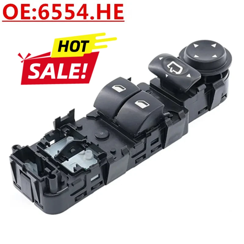 OE: 6554.HE 6554HE Power Window Master Control Switch For Citroen C4 2004-2010
OE: 6554.HE 6554HE Power Window Master Control Switch For Citroen C4 2004-2010