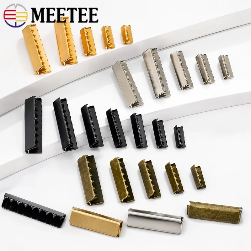 50Pcs 20-38mm Metal Webbing Strap Clip Buckle Belt Zipper Tail Clips Wallet Leather End Stopper Clasp DIY Hardware Accessories
50Pcs 20-38mm Metal Webbing Strap Clip Buckle Belt Zipper Tail Clips Wallet Leather End Stopper Clasp DIY Hardware Accessories