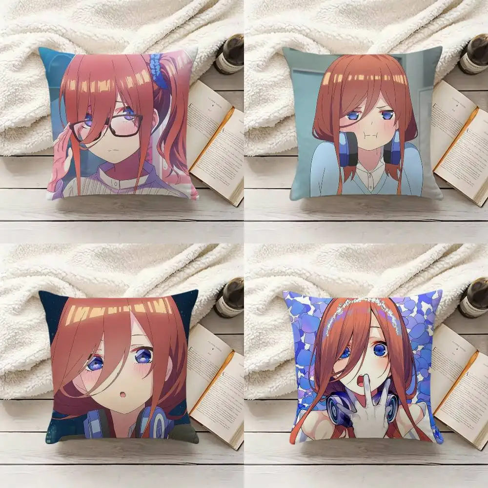 TQQ Miku Nakano Various Sizes Square Pillow Case For Car Home Bedchamber Decor
TQQ Miku Nakano Various Sizes Square Pillow Case For Car Home Bedchamber Decor