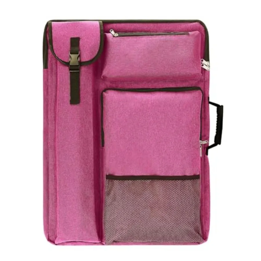 Портфолио для художественных работ 18x24 - Портфолио для рисования с рюкзаком и сумкой-тоут для художественных принадлежностей, темно-розовый
Портфолио для художественных работ 18x24 - Портфолио для рисования с рюкзаком и сумкой-тоут для художественных принадлежностей, темно-розовый