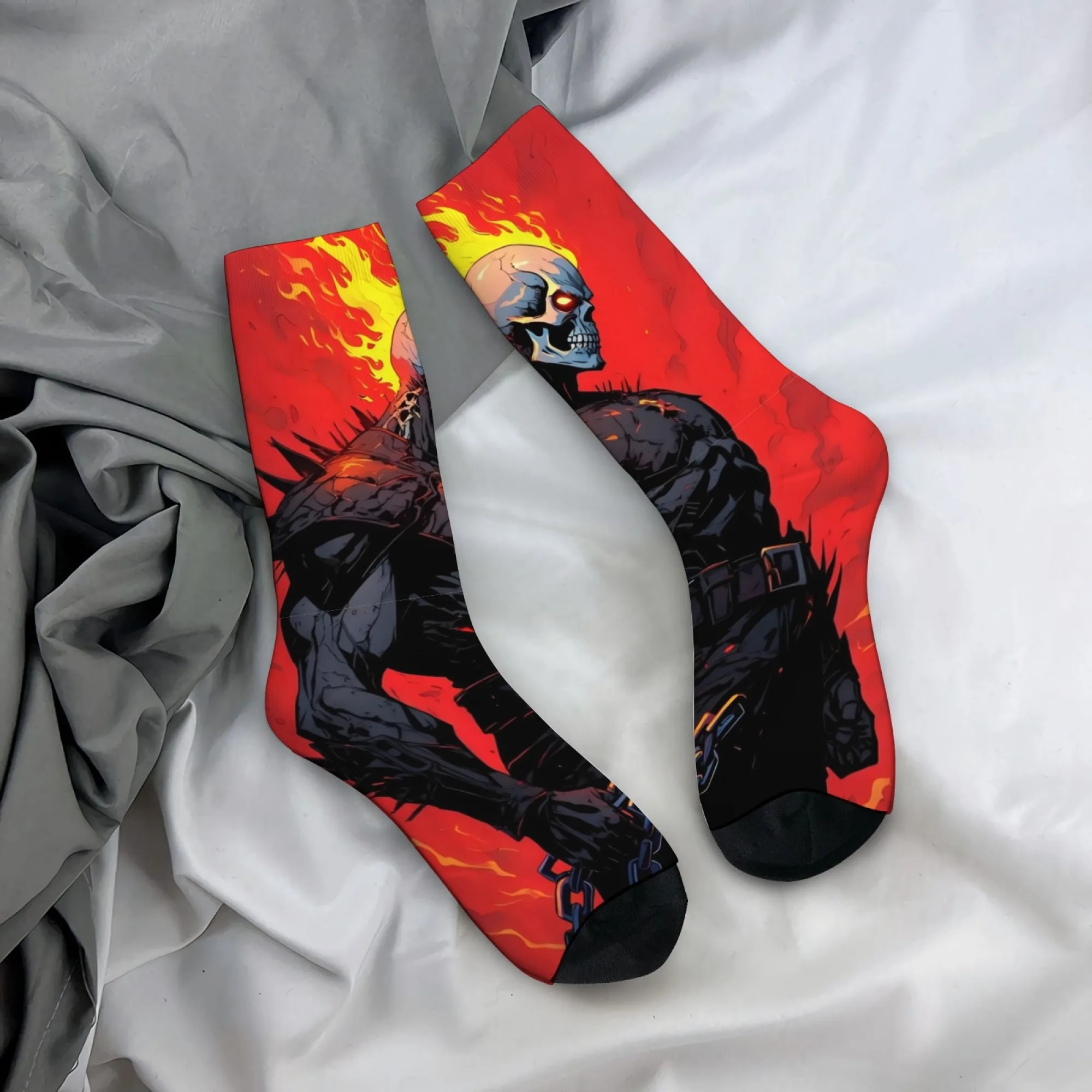 Flame Skull Dark Knight Men's Socks Harajuku Retro Street Casual Fashion Crazy Hip-Hop Socks Novelty Funny Happy Crew Socks
Flame Skull Dark Knight Men's Socks Harajuku Retro Street Casual Fashion Crazy Hip-Hop Socks Novelty Funny Happy Crew Socks