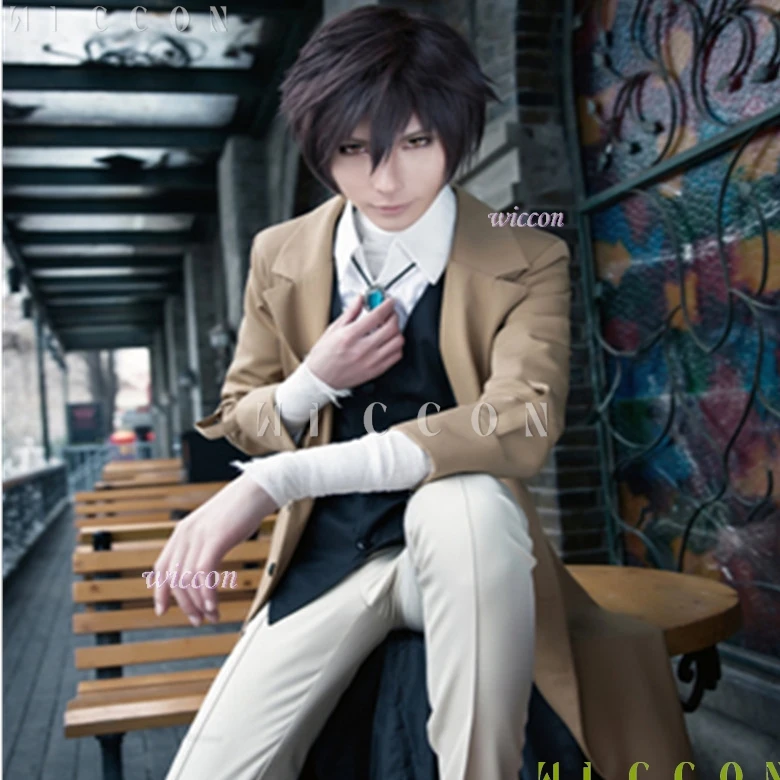 Anime Bungou Stray Dogs Dazai Osamu Cosplay Costumes Halloween Costumes Wig Suit Trench Shirt Vest Pants Party Uniform Colthing
Anime Bungou Stray Dogs Dazai Osamu Cosplay Costumes Halloween Costumes Wig Suit Trench Shirt Vest Pants Party Uniform Colthing