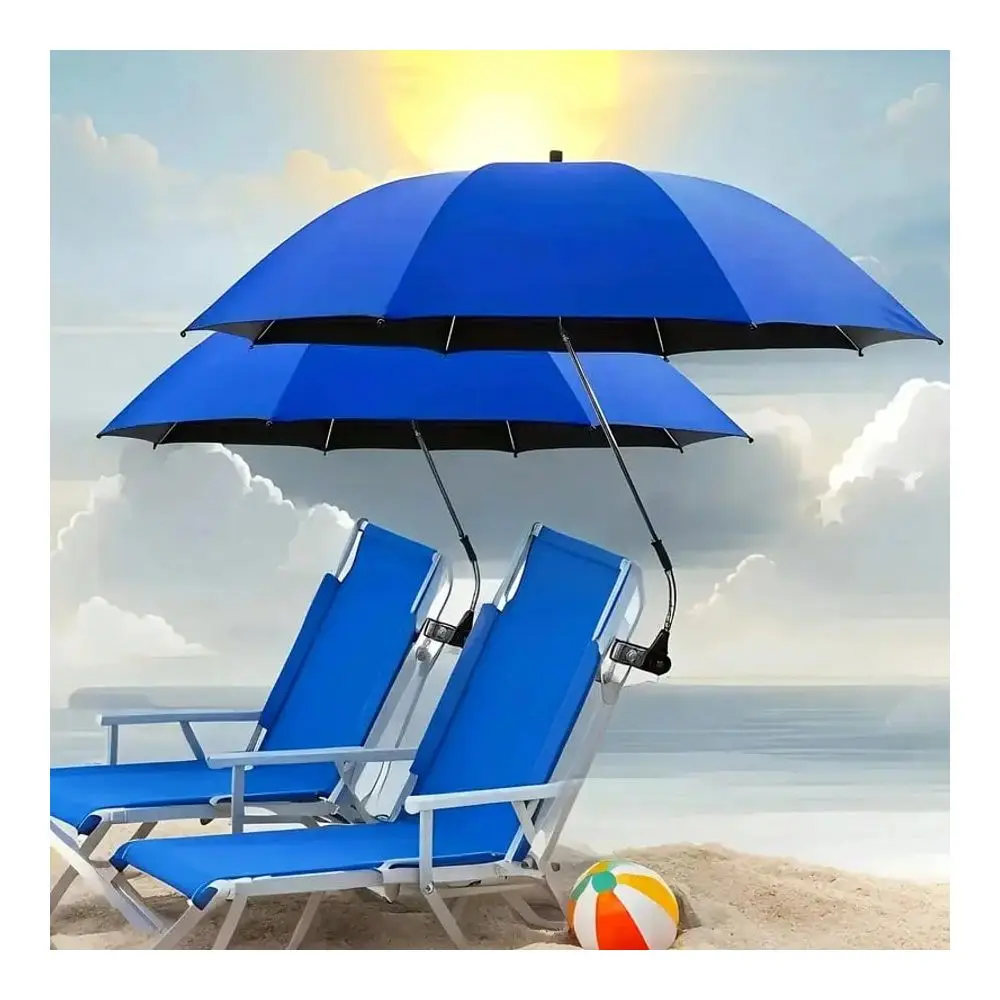 Beach Camping Umbrella With Clips, Sun Protection And UVResistant Parasol, Includes Storage Bag, Portable Adjustable Outdoor Su
Beach Camping Umbrella With Clips, Sun Protection And UVResistant Parasol, Includes Storage Bag, Portable Adjustable Outdoor Su