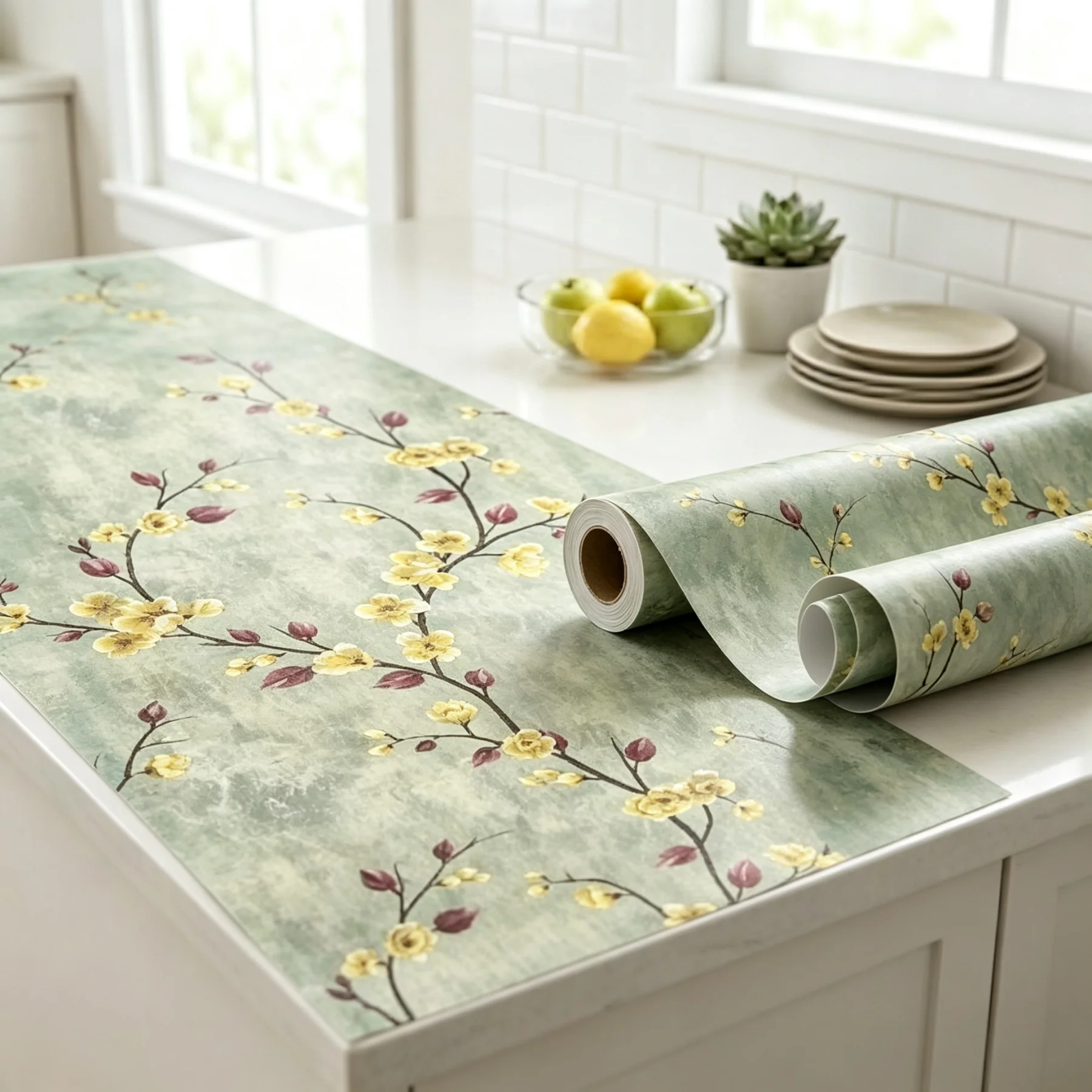 Green Leaf Contact Paper Peel And Stick Vinyl Wallpaper Waterproof Removable Self Adhesive Film for Countertop Table Home Decor
Green Leaf Contact Paper Peel And Stick Vinyl Wallpaper Waterproof Removable Self Adhesive Film for Countertop Table Home Decor