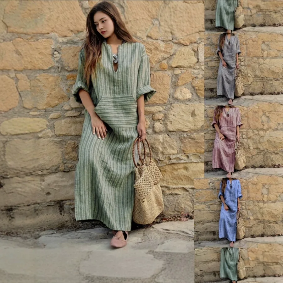 【New style】2026 summer new European and American - sexy v-neck skirt women's fashionable spliced sleeveless dress
【New style】2026 summer new European and American - sexy v-neck skirt women's fashionable spliced sleeveless dress
