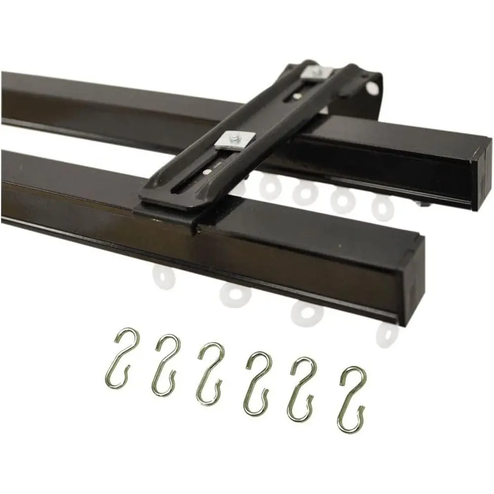 Double Curtain Track Set for Wall or Ceiling Mounting
Double Curtain Track Set for Wall or Ceiling Mounting