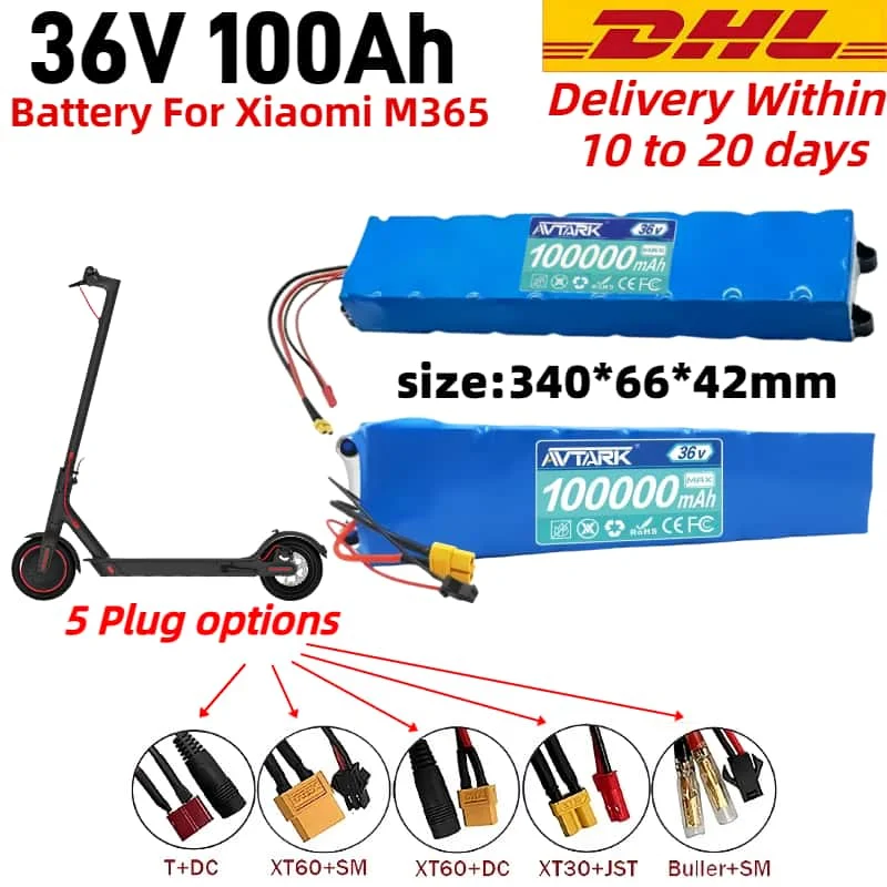 Original 36V 10S3P 100000mAh Battery Pack for Xiaomi M365 M356 PRO 250W~500W Electric Scooter 36v 21700 Li-ion Battery 100000mAh
Original 36V 10S3P 100000mAh Battery Pack for Xiaomi M365 M356 PRO 250W~500W Electric Scooter 36v 21700 Li-ion Battery 100000mAh