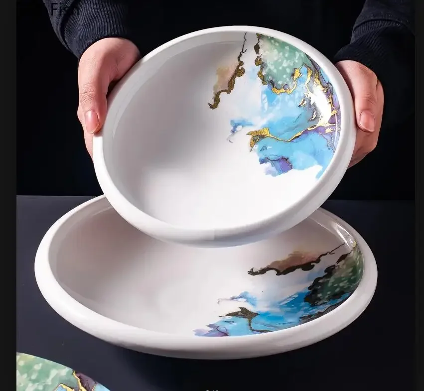 Ceramic Dinner Plate Ramen Bowl Restaurant Main Dish Steak Home Kitchen Fruit Dessert Tableware
Ceramic Dinner Plate Ramen Bowl Restaurant Main Dish Steak Home Kitchen Fruit Dessert Tableware