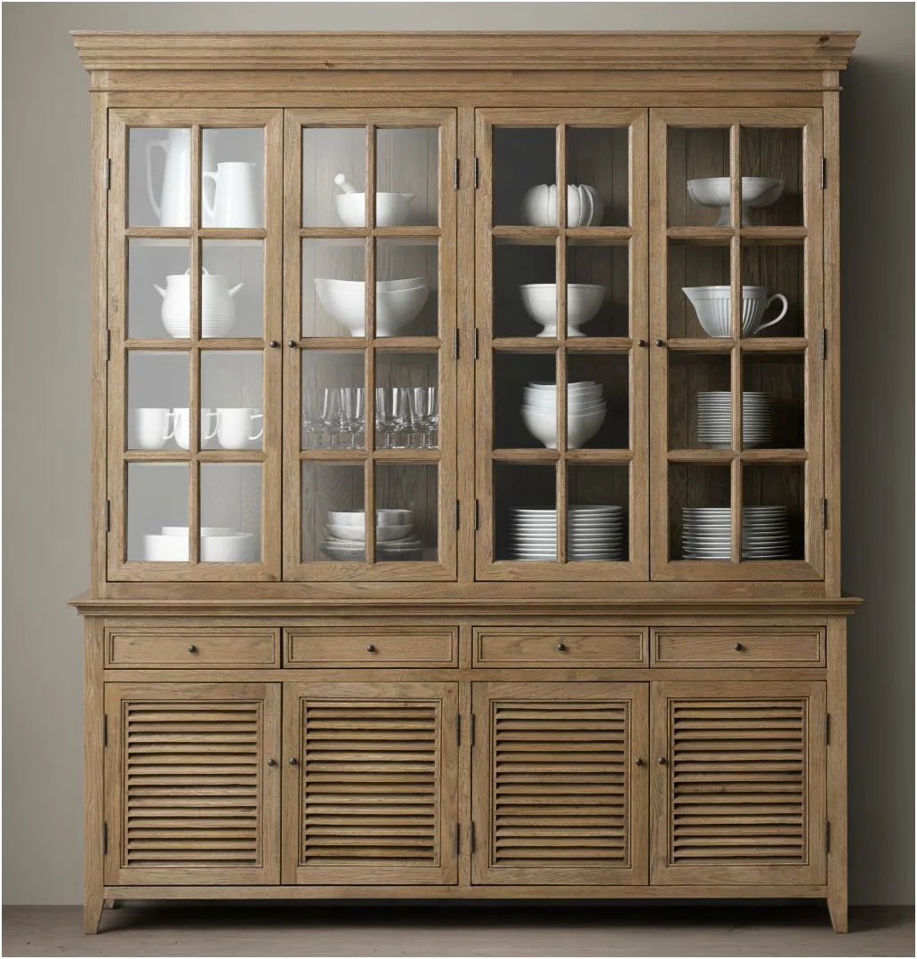 Solid wood four-door side cabinet against the wall bookcase storage locker wine cabinet
Solid wood four-door side cabinet against the wall bookcase storage locker wine cabinet
