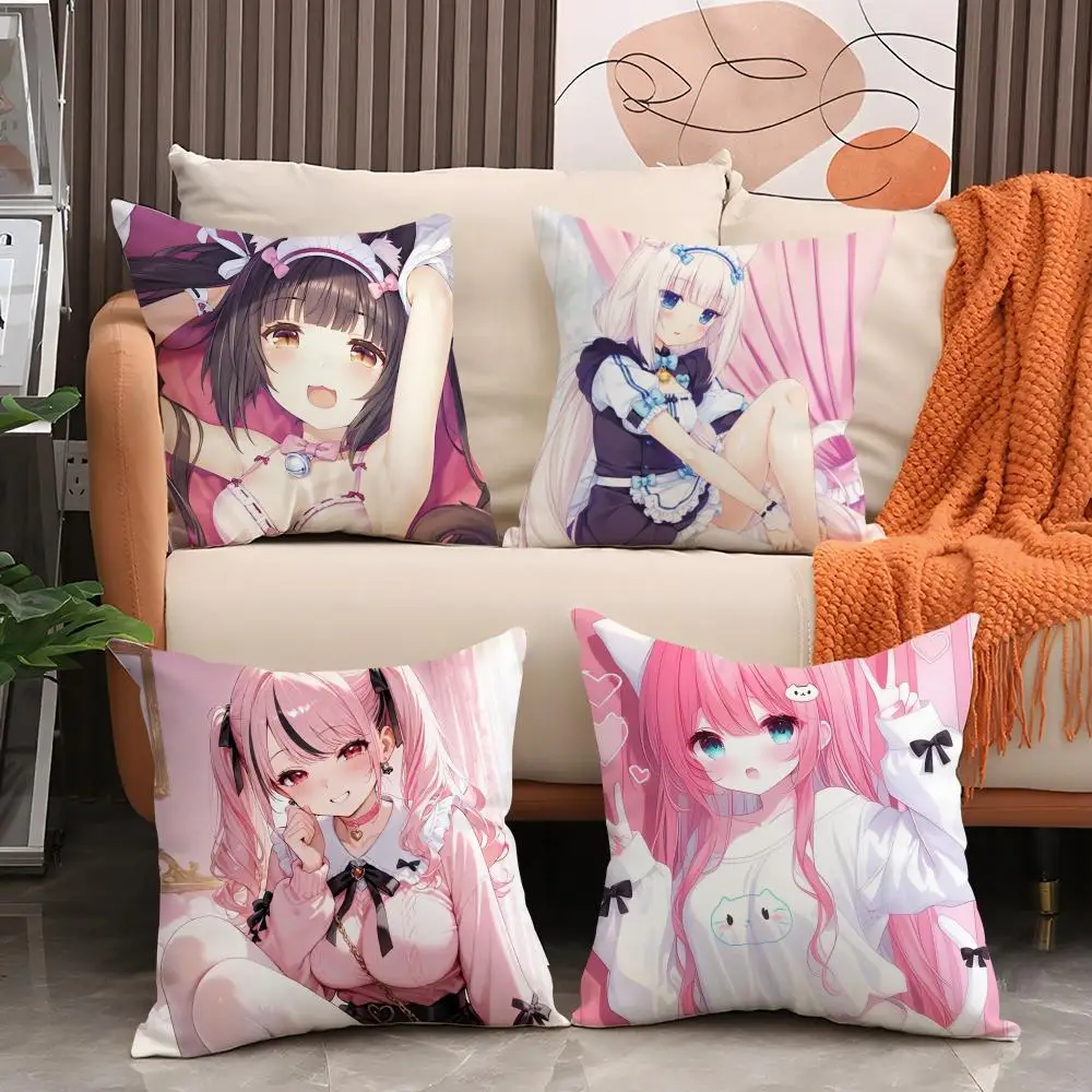 Chocola Nekopara Anime Pillow Case Double Sided Comfort Pillow Cover Fit Car Sofa Bedroom & Other Scenes
Chocola Nekopara Anime Pillow Case Double Sided Comfort Pillow Cover Fit Car Sofa Bedroom & Other Scenes
