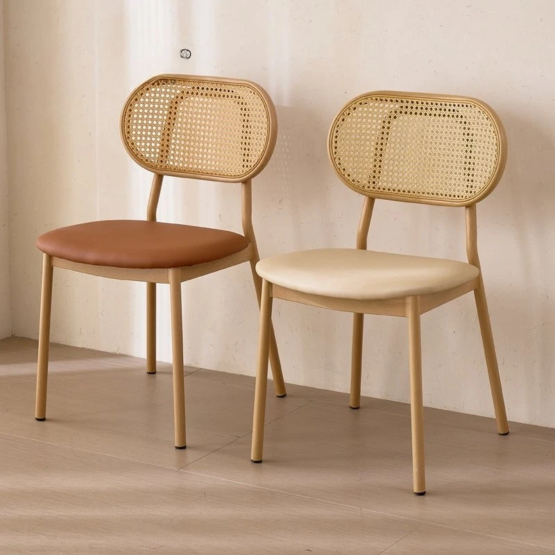 Metal Frame Rattan Backrest Chair Vintage Kitchen Dining Chairs Casual Leisure Seat Stylish Homestay Cafe Commercial Furniture
Metal Frame Rattan Backrest Chair Vintage Kitchen Dining Chairs Casual Leisure Seat Stylish Homestay Cafe Commercial Furniture