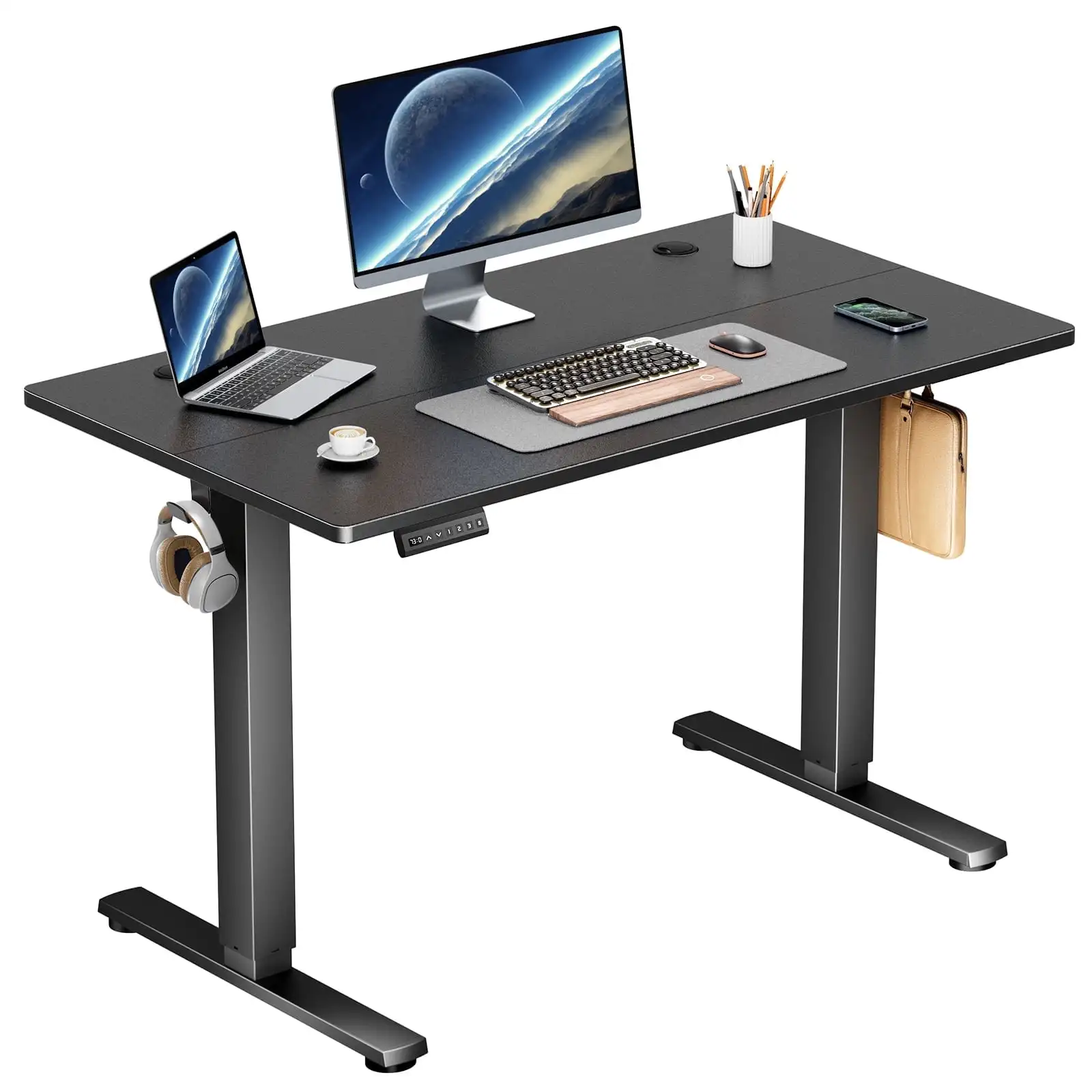 Electric Standing Desk, Height Adjustable Desk, 40 x 24 Inches Ergonomic Stand up Desk
Electric Standing Desk, Height Adjustable Desk, 40 x 24 Inches Ergonomic Stand up Desk