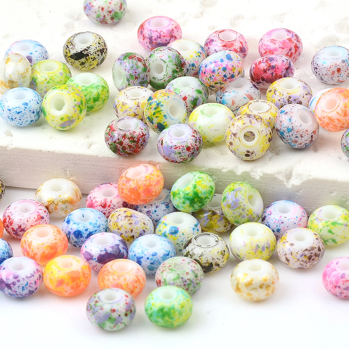 5x8mm Glass Beads Colorful 2mm Hole Abacus Shape DIY Loose Beads Necklace/Bracelet Making Jewelry Accessory
5x8mm Glass Beads Colorful 2mm Hole Abacus Shape DIY Loose Beads Necklace/Bracelet Making Jewelry Accessory