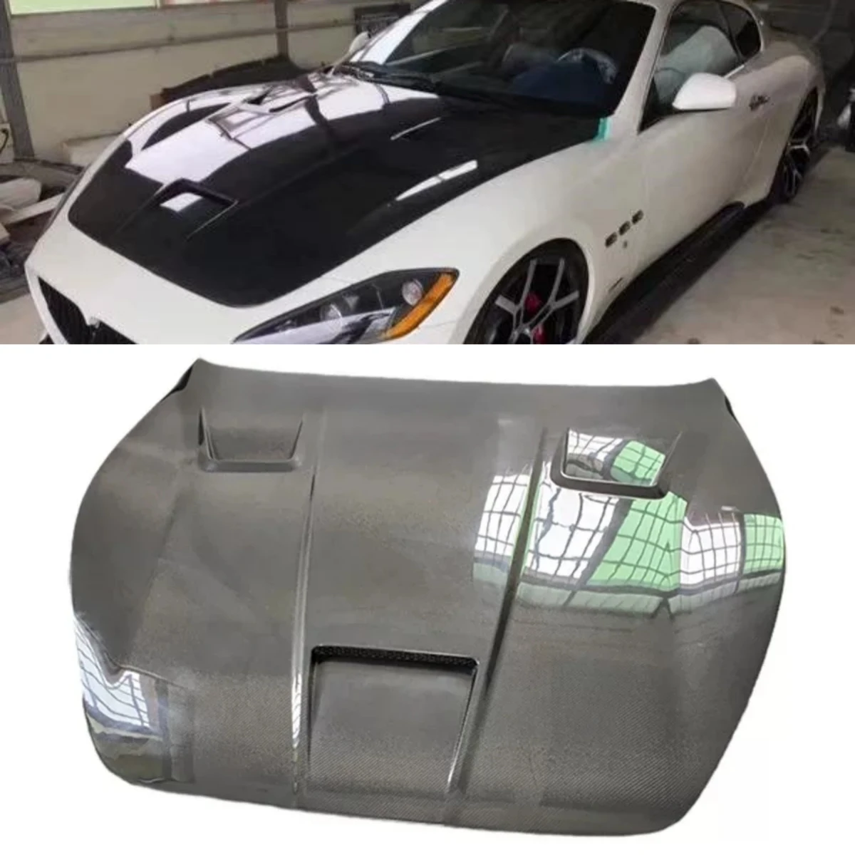 Carbon fiber Engine Cover for Maserati GT GTS modified new style Hood bonnet scoop body kit Car accessories
Carbon fiber Engine Cover for Maserati GT GTS modified new style Hood bonnet scoop body kit Car accessories