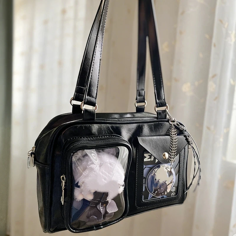 Simple ToteBag Japanese Ita Bag Lolita Style Celebrity Anime Peripheral Transparent CrossbodyBag Y2k Harajuku Style Shoulder Bag
Simple ToteBag Japanese Ita Bag Lolita Style Celebrity Anime Peripheral Transparent CrossbodyBag Y2k Harajuku Style Shoulder Bag
