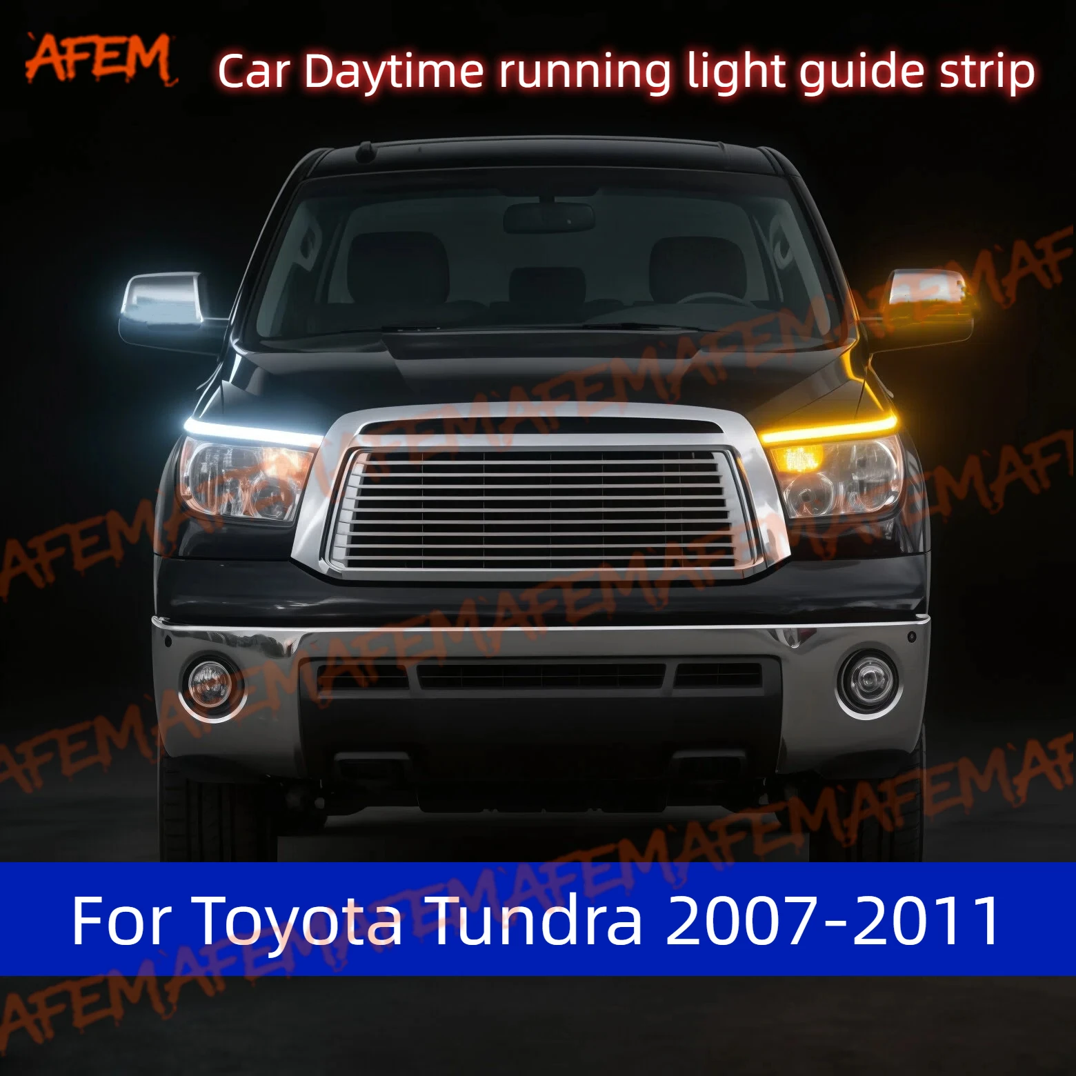 2Pcs 12V Led Guide Strip Headlight For Car Daytime Running Lights Turn Signal Bulb DRL For Toyota Tundra 2007-2011
2Pcs 12V Led Guide Strip Headlight For Car Daytime Running Lights Turn Signal Bulb DRL For Toyota Tundra 2007-2011