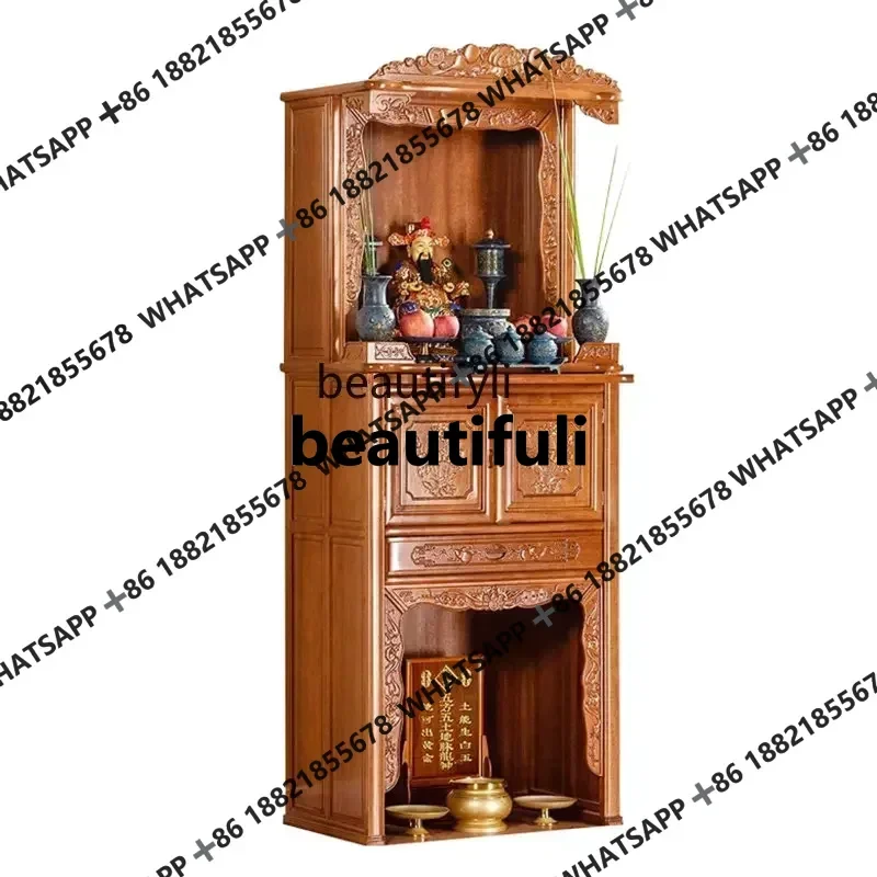 x1zTwo-Layer Solid Wood Altar Cabinet Household Chinese Buddha Niche Altar Buddha Cabinet Buddha Cabinet
x1zTwo-Layer Solid Wood Altar Cabinet Household Chinese Buddha Niche Altar Buddha Cabinet Buddha Cabinet